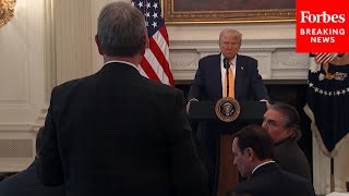 BREAKING NEWS Trump Speaks To Governors At The White House Takes Multiple Questions [upl. by Johannessen]