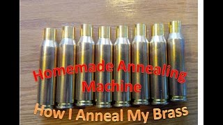 DIY Homemade Brass Annealer  Annealing Station [upl. by Osicran545]