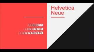 Helvetica Neue from Linotype [upl. by Ardeid]