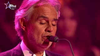 Andrea Bocelli  ‘Time To Say Goodbye’ LIVE  The Global Awards 2018  Classic FM [upl. by Mareah]