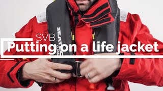 How to put a life jacket on correctly  SVB [upl. by Dryfoos]