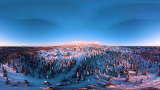 360 video  SkiStar Scandinavian skiing in VR [upl. by Qifahs]