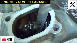 How to Adjust Motorcycle Engine Valve Clearance [upl. by Llecrad662]