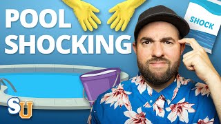 How To SHOCK a Swimming POOL [upl. by Larson]