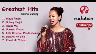 TRISHNA GURUNG GREATEST HITS II COLLECTIONS II AUDIOBOX II ALL SONGS [upl. by Eizzil183]