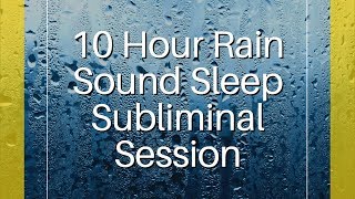 Confidence Happiness amp Motivation  10 Hour Rain Sound  Sleep Subliminal  By Minds in Unison [upl. by Benyamin]