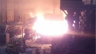 steel mill wet charge [upl. by Ehcadroj]