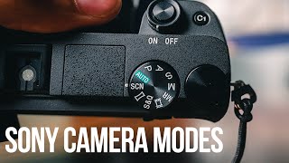 Sony Camera Basics  Understanding Your Camera Dial [upl. by Derdlim]