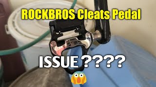 ROCKBROS Cleats Pedal Issue  Review [upl. by Ynehpets]