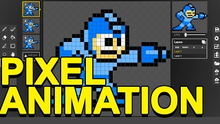 HOW TO MAKE PIXEL ANIMATION for FREE [upl. by Zola722]