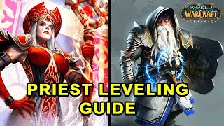 Classic WoW Priest Leveling Guide  Talents Rotation amp Wand Progression [upl. by Oirazan]