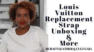 Louis Vuitton Strap Replacement  MCraft Leather and More [upl. by Amalburga]