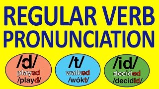 REGULAR VERBS PRONUNCIATION 23 06 2013 [upl. by Airamana]