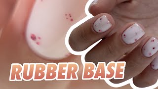 RUBBER BASE 💅🏼 comment FAIRE UNE POSE ENTIÈRE avec une MEGA BASE 🙄 [upl. by Illoh817]