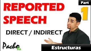 Cómo usar Direct  Indirect Speech – Reported Speech Clase 1 Reglas  Clases inglés [upl. by Imailiv338]