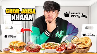 Trying Zomato Everyday Service  Home Cooked Meals [upl. by Dorrej]