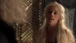 Game of Thrones  Viserys Targaryen frappe sa sœur Daenerys Episode 4 Saison 1 [upl. by Aicertal]