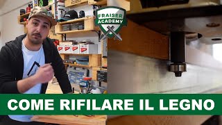 Come RIFILARE IL LEGNO con la Fresatrice Manuale  Tutorial faidate [upl. by Sluiter]