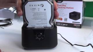 inland Dual Bay SATA HDD Docking Station [upl. by Yelsna]