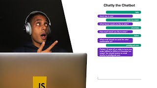 Javascript Chatbot From Scratch with ReactJs Part 2 [upl. by Saffier]