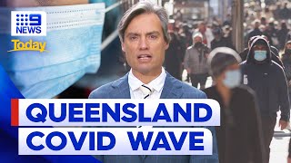 Doctors ask for mask wearing in public amid Queensland COVID19 wave  9 News Australia [upl. by Gilletta]