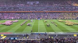 2013 UEFA Champions League Final Opening Ceremony Wembley Stadium London [upl. by Lepley]