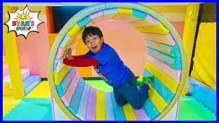 Indoor Playground for Kids with Ryans World [upl. by Pros868]