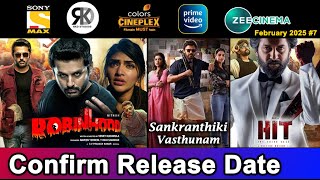 3 Upcoming New South Hindi Dubbed Movies  Confirm Release Date  Robinhood HIT 3  February2025 6 [upl. by Retniw]