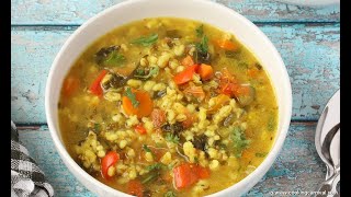 Instant Pot Vegetable Barley Soup [upl. by Mayworm]