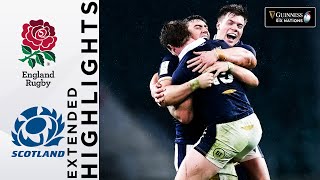 England v Scotland  EXTENDED Highlights  Historic Scotland Victory  Guinness Six Nations 2021 [upl. by Llenrahs712]