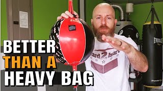 The Double End Bag is Better for a Home Gym  Homemade DIY Boxing Equipment [upl. by Adiam604]