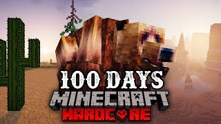 I Survived 100 Days in the Minecraft Wild West Heres What Happened [upl. by Neened955]