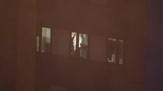 Grenfell Tower fire Baby thrown from burning London tower block [upl. by Aliuqa]