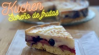 Kuchen Sureño de Frutas  Receta Fácil  PanquequeDeNaranja [upl. by Brindell]