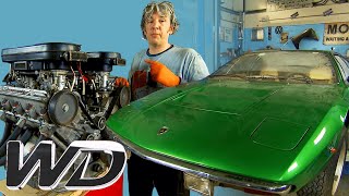 Lamborghini Urraco How To Completely Refurbish The Engine  Wheeler Dealers [upl. by Muriah]