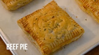 EASY BEEF PIE RECIPE PUFF PASTRY PIE [upl. by Iaw599]