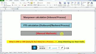 FTE Calculation amp Manpower Calculation  WFM [upl. by Philippa927]