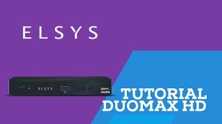 Tutorial Duomax HD  Elsys [upl. by Huang860]