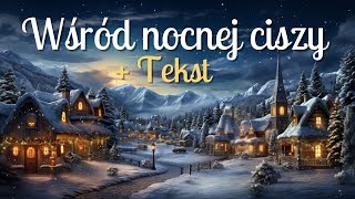 Wśród nocnej ciszy 🌜🎄Polska kolęda  TEKST 🎶 [upl. by Aihsatsan]