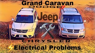 Grand Caravan Electrical Problems TIPM PCM ABS [upl. by Anirtap]