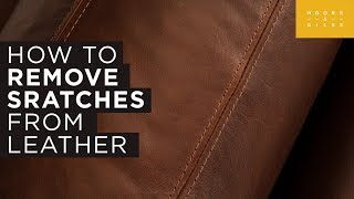 How to Remove Scratches from Leather [upl. by Brendin385]