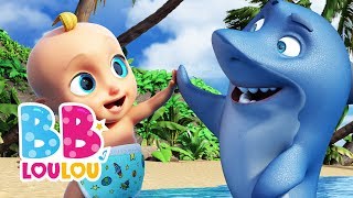 Bébé Requin  Chansons à gestes pour bébé  BB LouLou [upl. by Dnaltiac597]