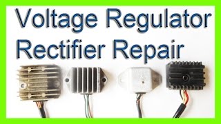 how to repair a voltage rectifier regulator charging system [upl. by Sandie581]