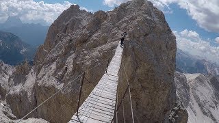 4 Dolomites via ferrata Monte Cristallo Ivano Dibona 310718 [upl. by Crist]