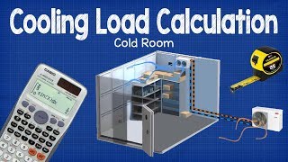 Cooling Load Calculation  Cold Room hvac [upl. by Blackmore]