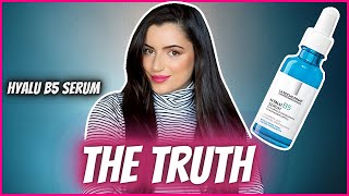 SPECIALIST testing LA ROCHE POSAY HYALU B5 SERUM the truth honest skincare review how to use [upl. by Florine990]