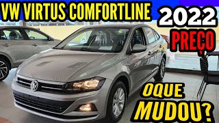 Volkswagen Virtus 2022 COMFORTLINE PREÇO E AVALIAÇÃO [upl. by Lower]