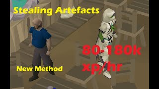 OSRS Stealing Artefacts 80180k xphr NO BLACKJACKING [upl. by Enilasor]