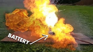 WHEN LITHIUM BATTERIES EXPLODE  VLOG0121 [upl. by Yliak771]