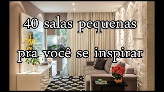 40 SALAS PEQUENAS PRA VOCÊ SE INSPIRAR [upl. by Vernen222]